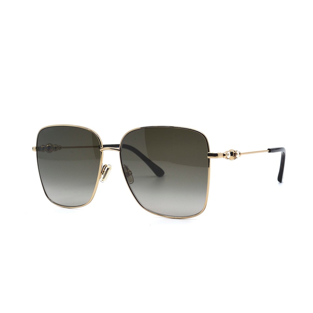 JIMMY CHOO HESTER/S 06J GOLD GREY GRADIENT AUTHENTIC SUNGLASSES - Picture 4 of 13